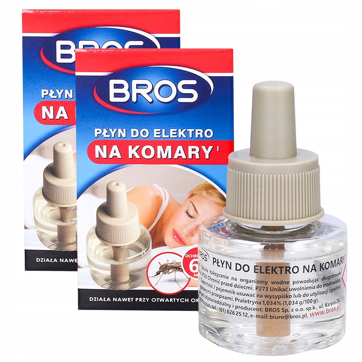 Bros Płyn Do Elektro Fumigatora Komary Zapas Wkład