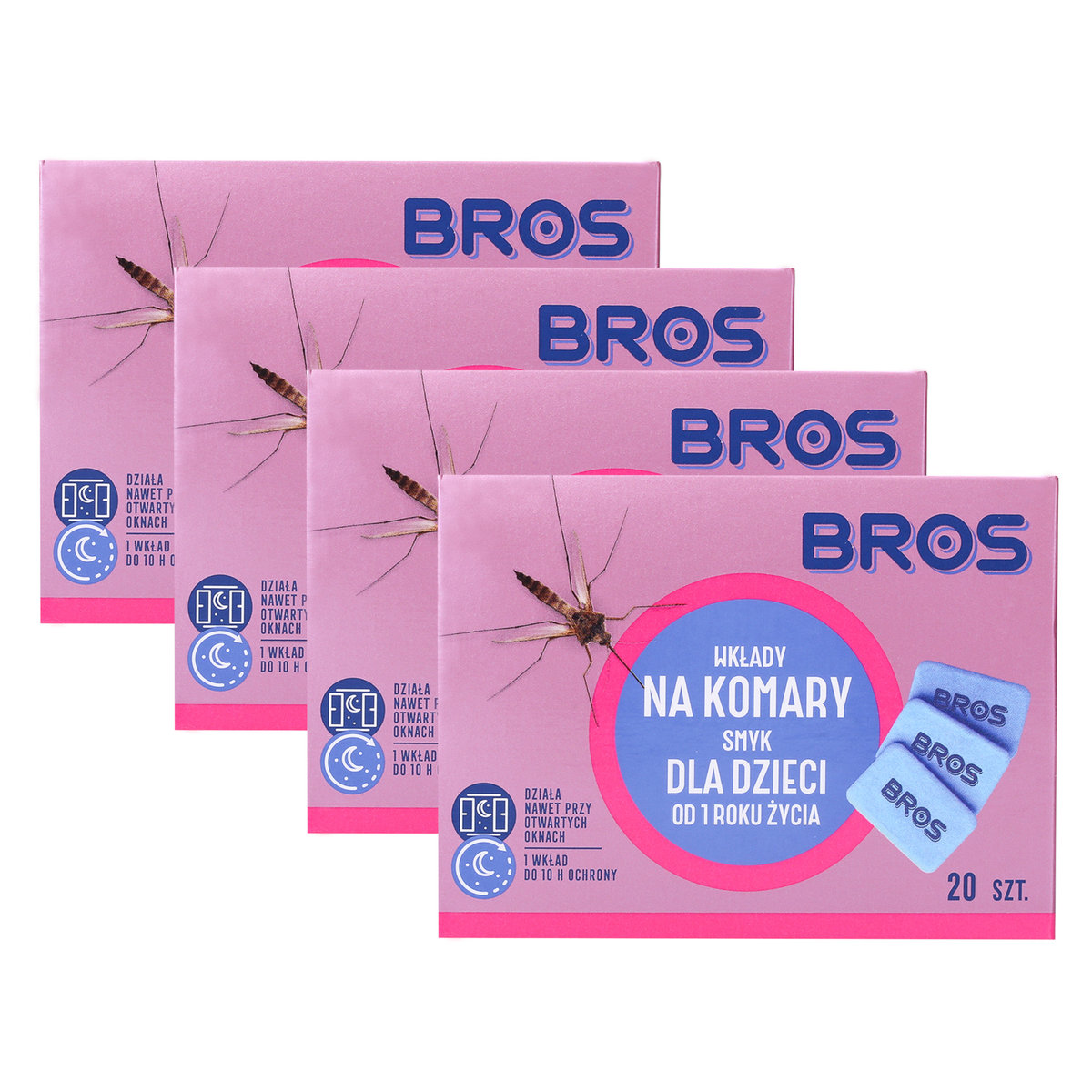 Bros Wkłady Do Elektro Na Komary Dla Dzieci 80Szt