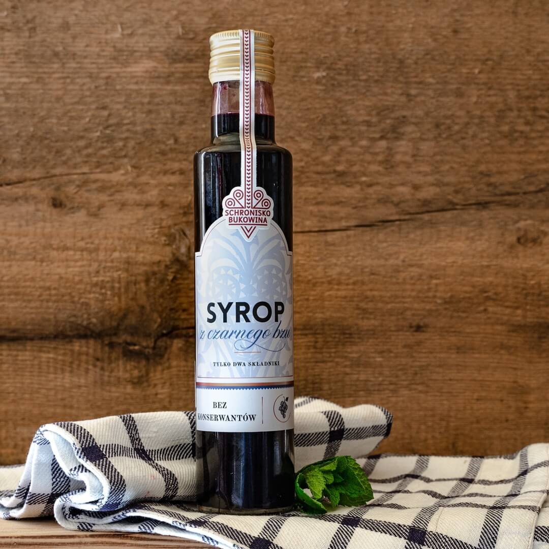 Syrop z czarnego bzu 250ml - Schronisko Bukowina