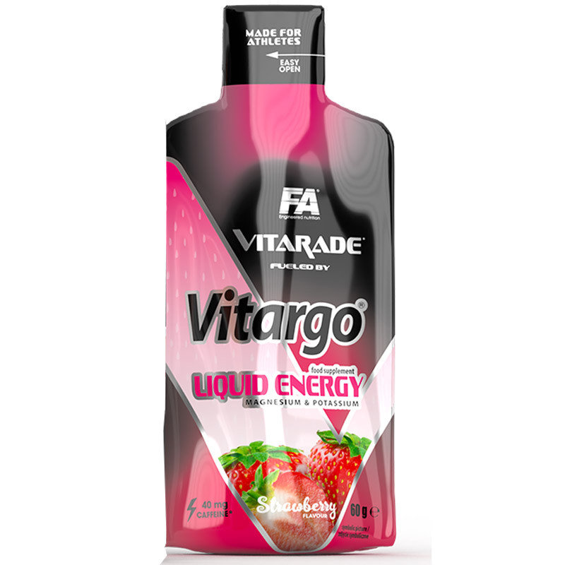 FA Vitarade Vitargo Liquid Energy Gel 60g ŻEL ENERGETYCZNY Strawberry