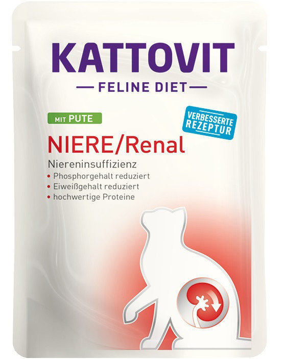 Kattovit Renal w saszetkach - Indyk, 24 x 85 g