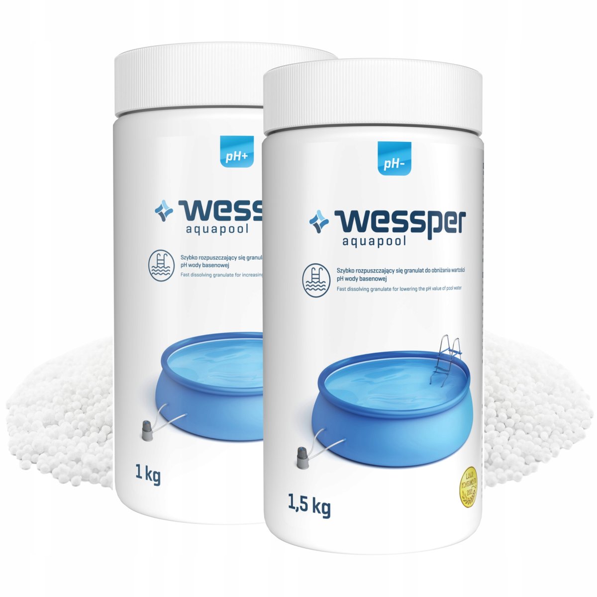 2W1 Ph- Minus Ph+ Plus Zestaw Chemia Do Basenu