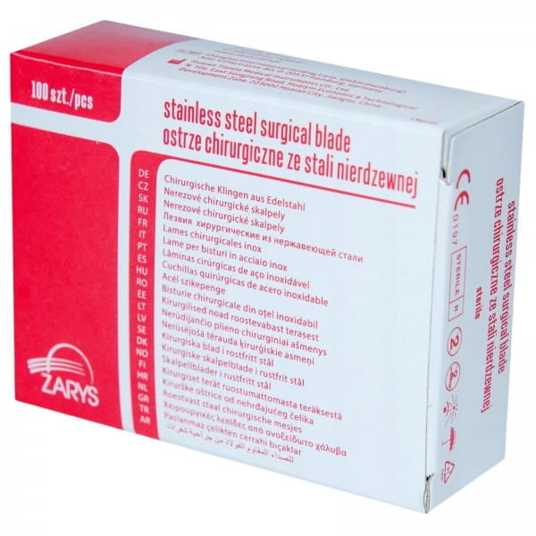 Zarys - Ostrza chirurgiczne TIANDA nr 23, 100szt.