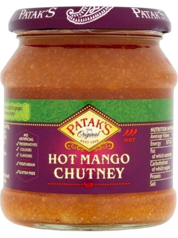 SOS HOT MANGO CHUTNEY PASTA PATAKS KUCHNIE ŚWIATA AZJATYCKA340G
