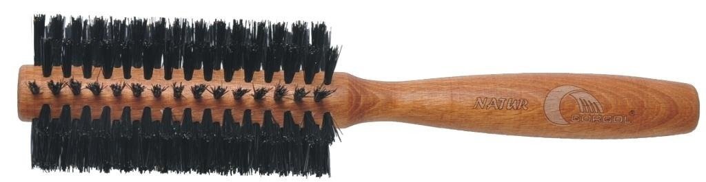 Gorgol, Szczotka Okrągła Drewniana Włosie Naturalne 18/50 mm Nr 0601110