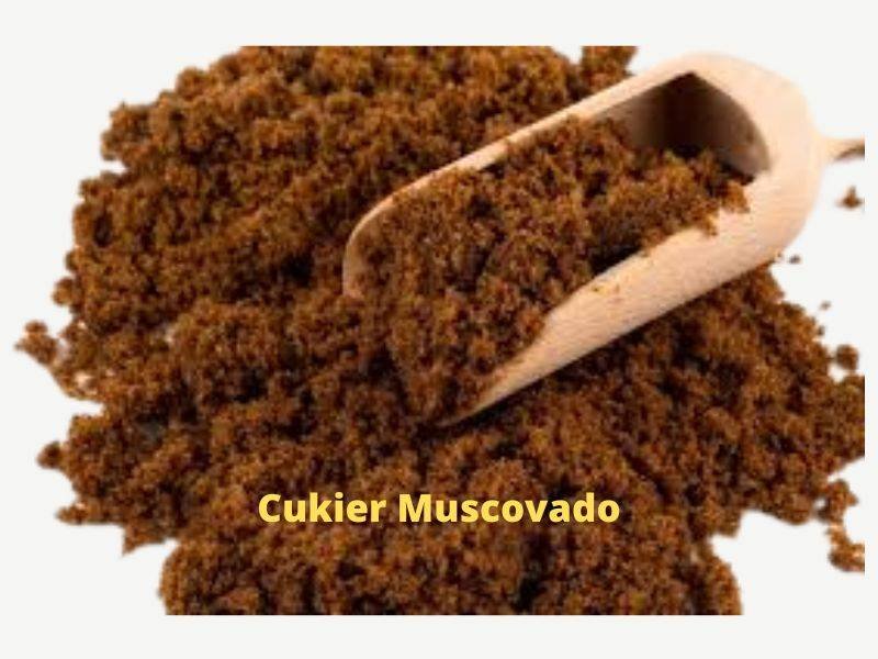 CUKIER TRZCINOWY MUSCOVADO NIERAFINOWANY  ZDROWY 1KG