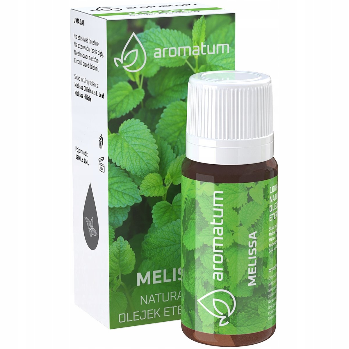 Naturalny OLEJEK ETERYCZNY melisa z melisy 12 ml