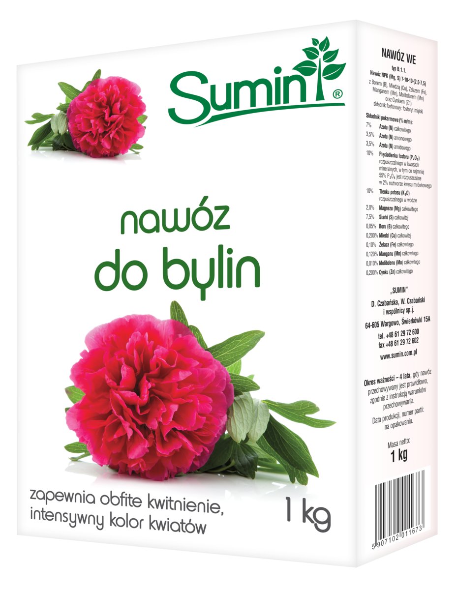 Nawóz Do Bylin Optymalny Skład 1 kg