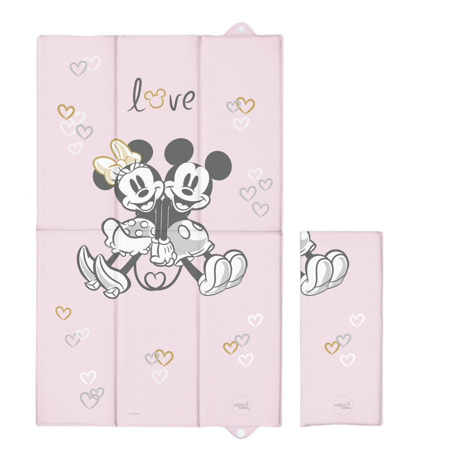 Ceba Baby Przewijak podróżny 50x80 Disney Minnie & Mickey Pink