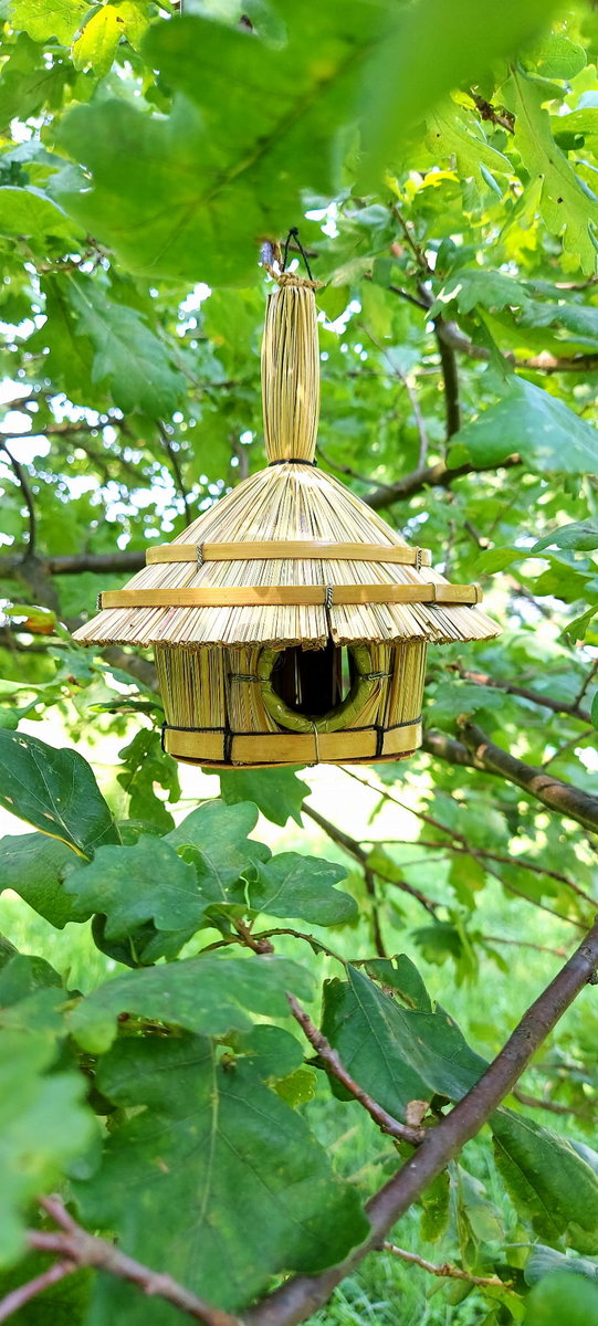 Okrągły Domek dla Ptaków 17x17cm