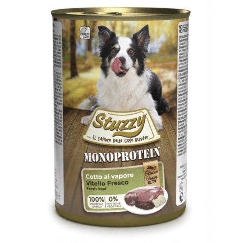 Versele-Laga Versele-Laga Stuzzy Dog Monoprotein 400 g hipoalergiczna karma mokra dla psów dla psów cielęcina 400g