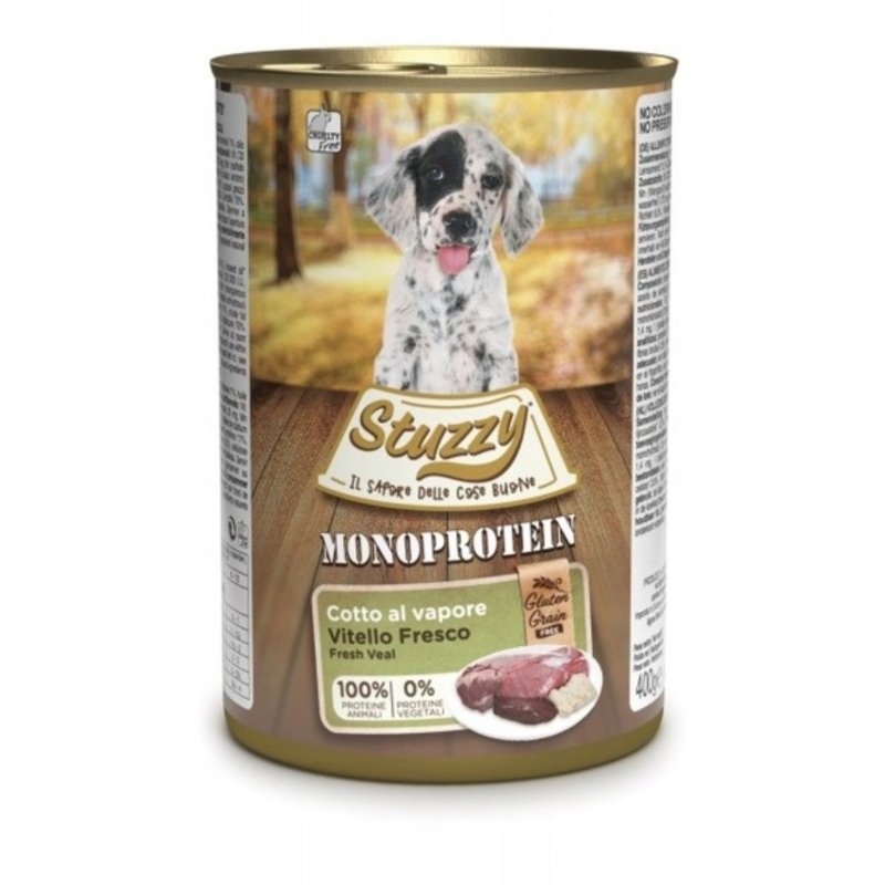 Stuzzy Dog PUSZKA PIES 400G MONOPROTEIN PUPPY VEAL ST100PPPV