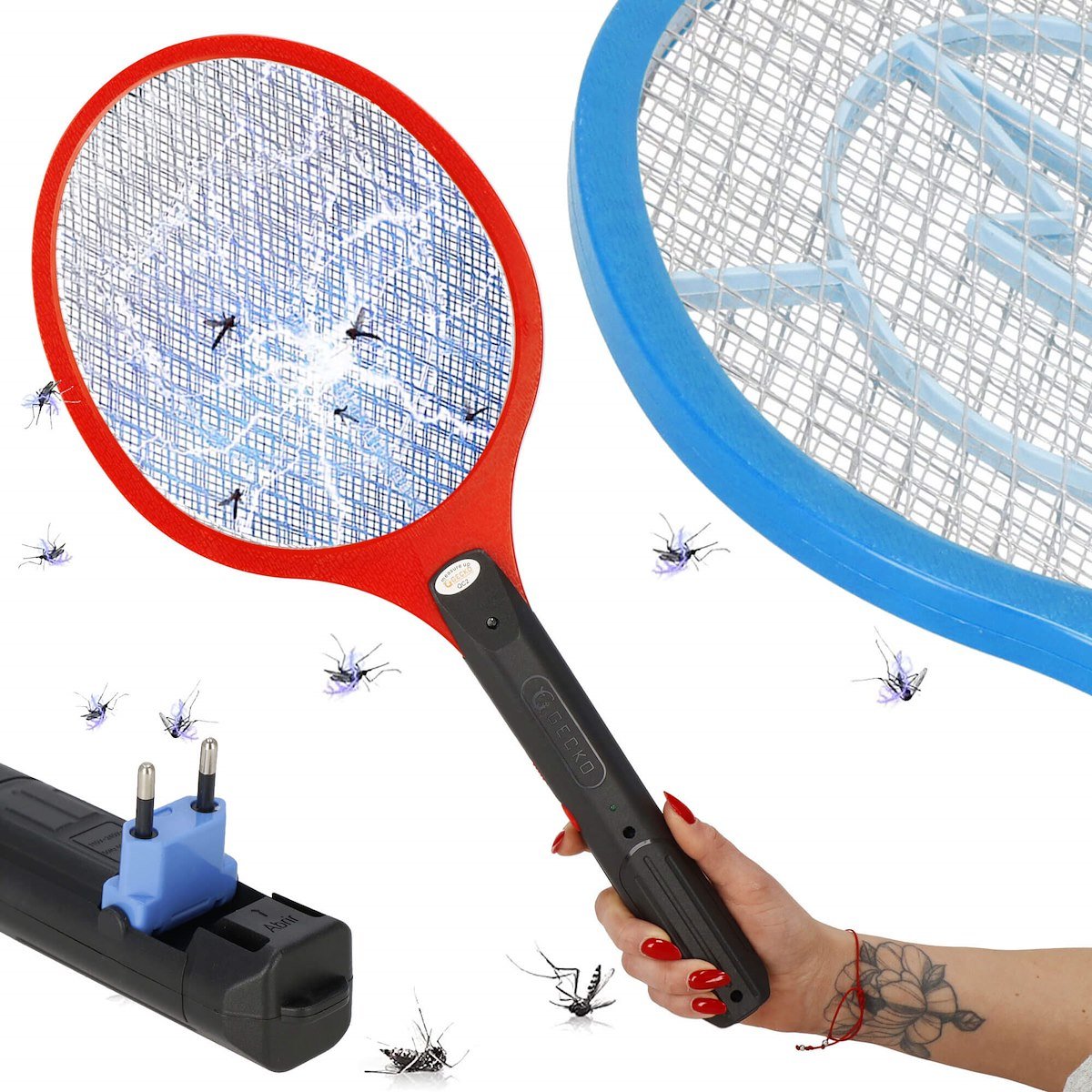Łapka na muchy elektryczna packa owadobójcza na osy pająki