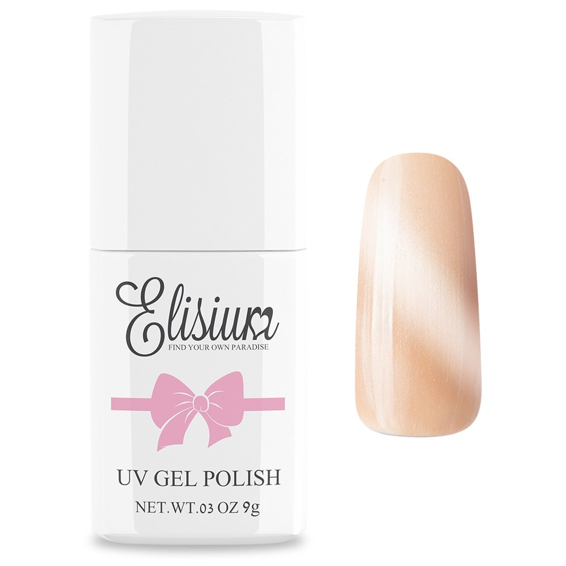 Фото - Лак для нігтів Polish ELISIUMUV Gel  lakier hybrydowy do paznokci 108 Champagne 9g 