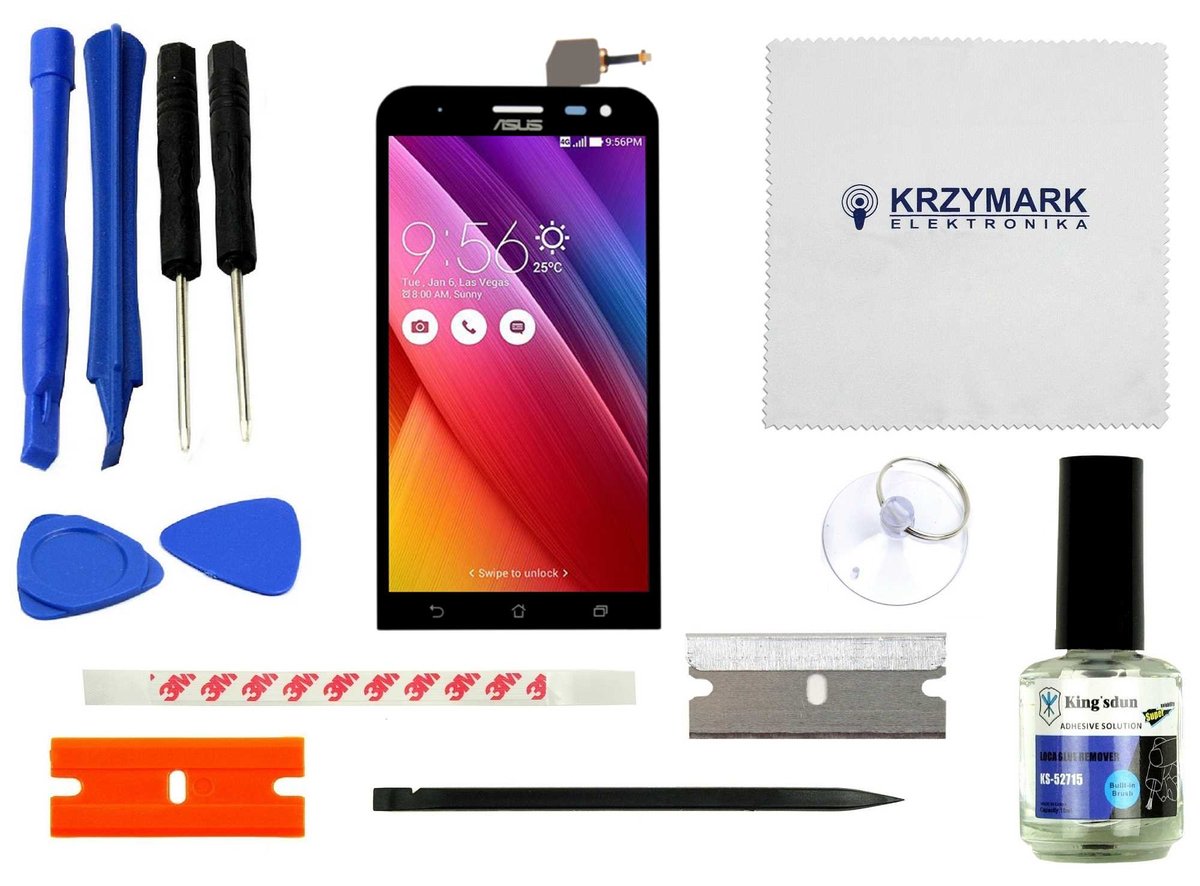 WYŚWIETLACZ LCD ASUS ZENFON 2 ZE500KL Z00ED CZARNY