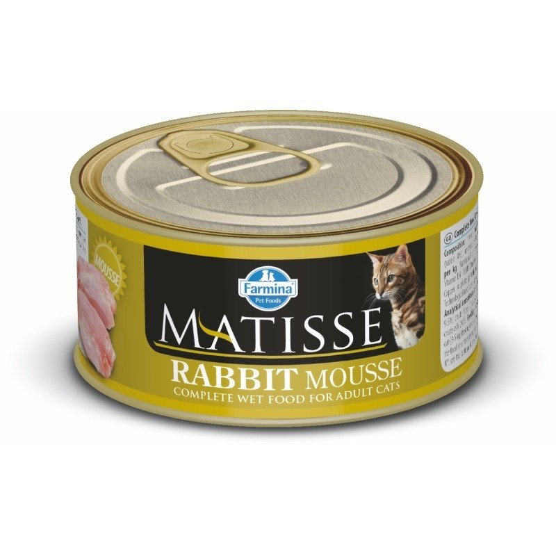 Matisse Farmina Mousse Premium z królikiem 85gr