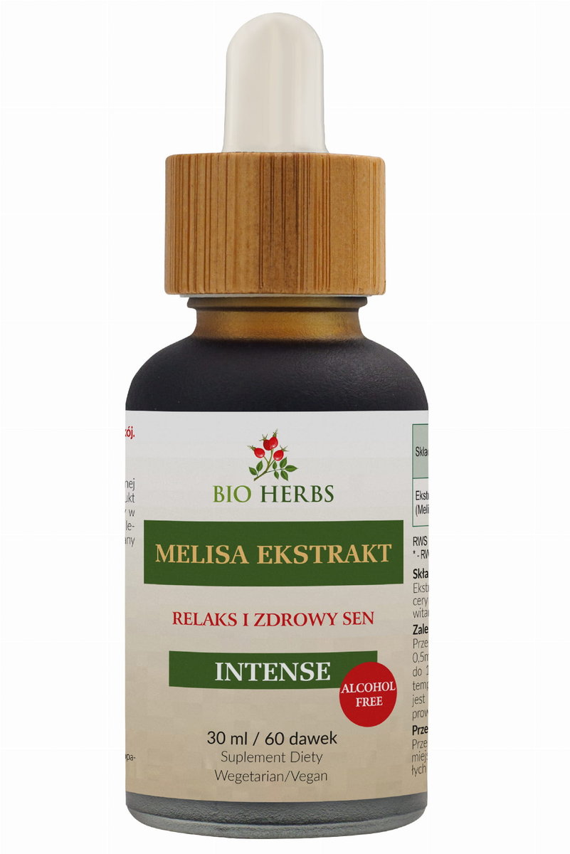 Bio Herbs, Melisa Lekarska Ekstrakt Relaks I Zdrowy Sen, 30ml