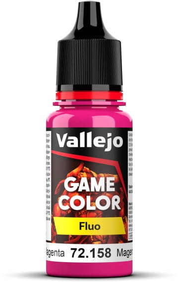 Vallejo 72158 Fluorescent Magenta Game Color Farba