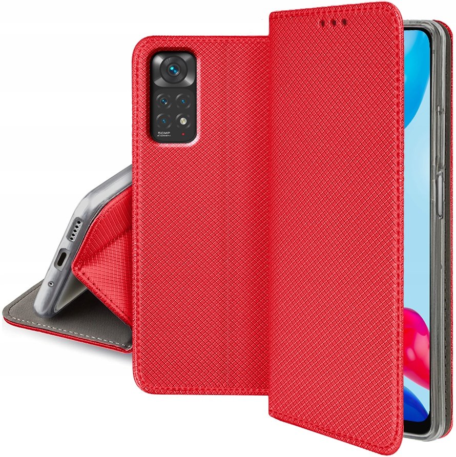 OEM Kabura Smart Case Book Do Xiaomi Redmi Note 11 / 11s Czerwony