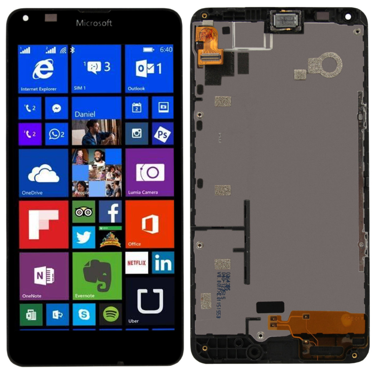 WYŚWIETLACZ LCD DO MICROSOFT LUMIA 640 RM-1076