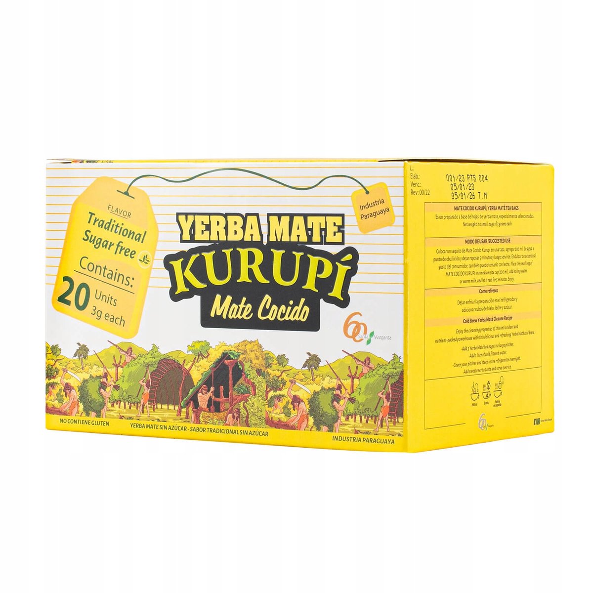 Kurupi Cocido w torebkach 20x3g