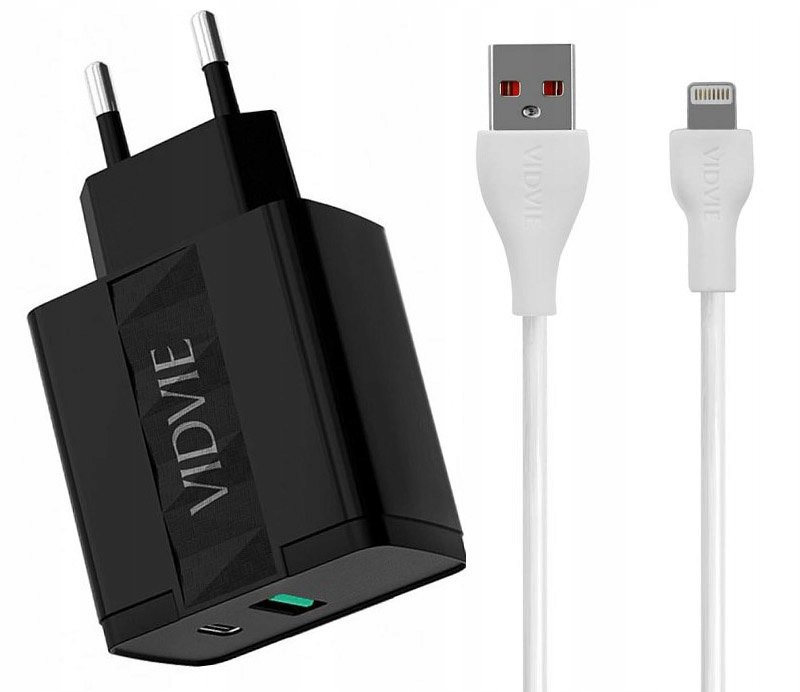 Apple Ładowarka sieciowa Vidvie 1xUSB + 1xType C +