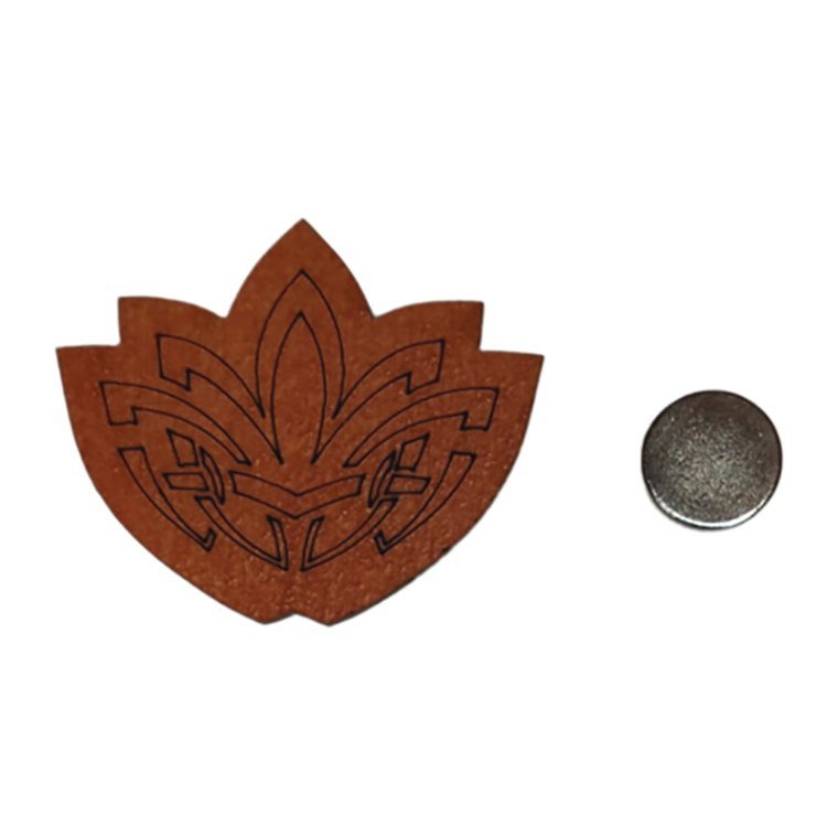 Haft krzyżykowy - Magnetyczny uchwyt na igły - pomarańczowy