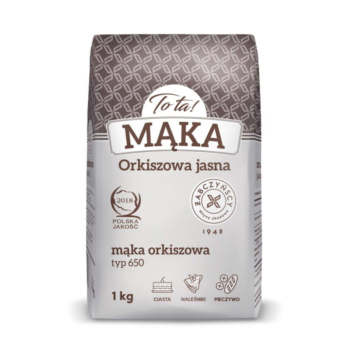 TO TA Mąka orkiszowa jasna 1 kg