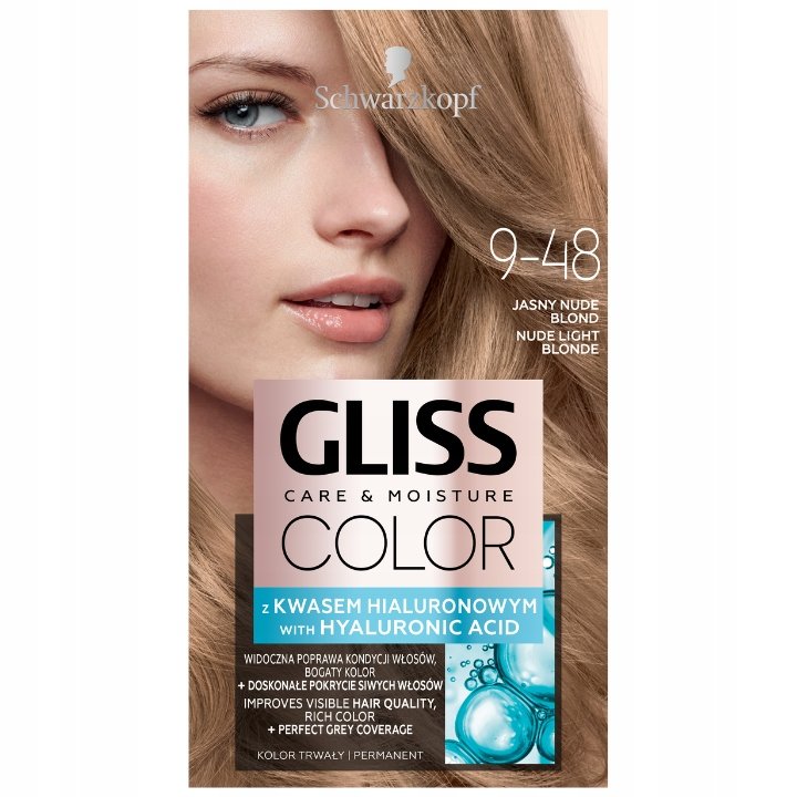 GLISS COLOR KREM KOLOR.D/WŁ. 9-48 JASNY NUDE BLOND /085