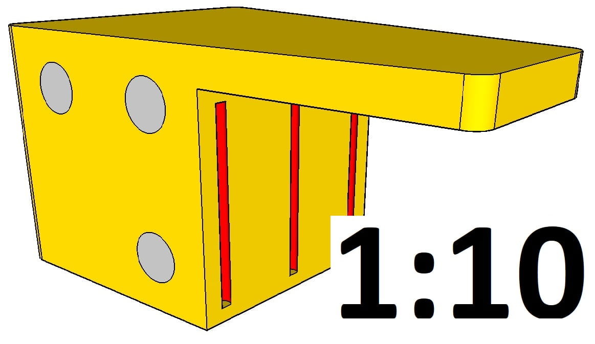 Szablon połączenia jaskółczy ogon DOVETAIL JIG - 1:10