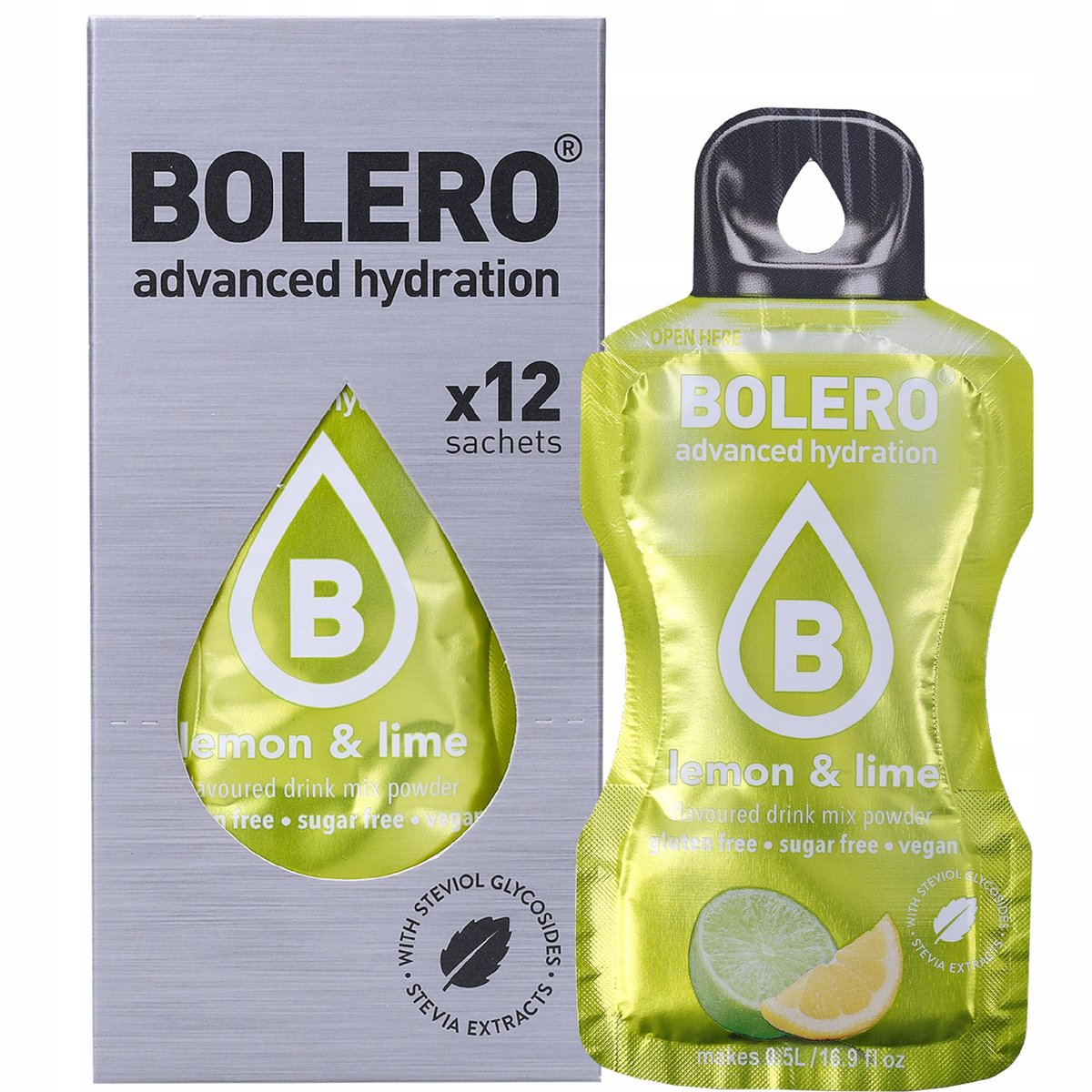 BOLERO STICKS NAPÓJ DRINK CYTRYNA LIMONKA BOX