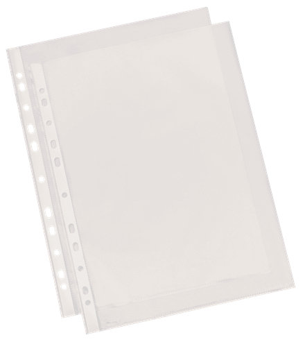 Esselte Leitz plastikowa koszulka na dokumenty Economy, A4, PP, dostępne w wielu rozmiarach, trwały, 10 sztuki, bezbarwny 56094