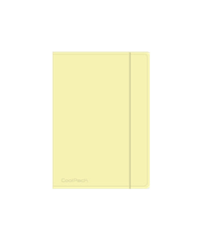 Patio, Teczka na dokumenty A4 na gumkę Pastel Powder Yellow CoolPack