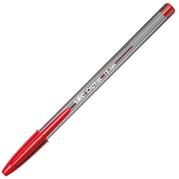 Długopis BIC czerwony Cristal Large 1,6 mm