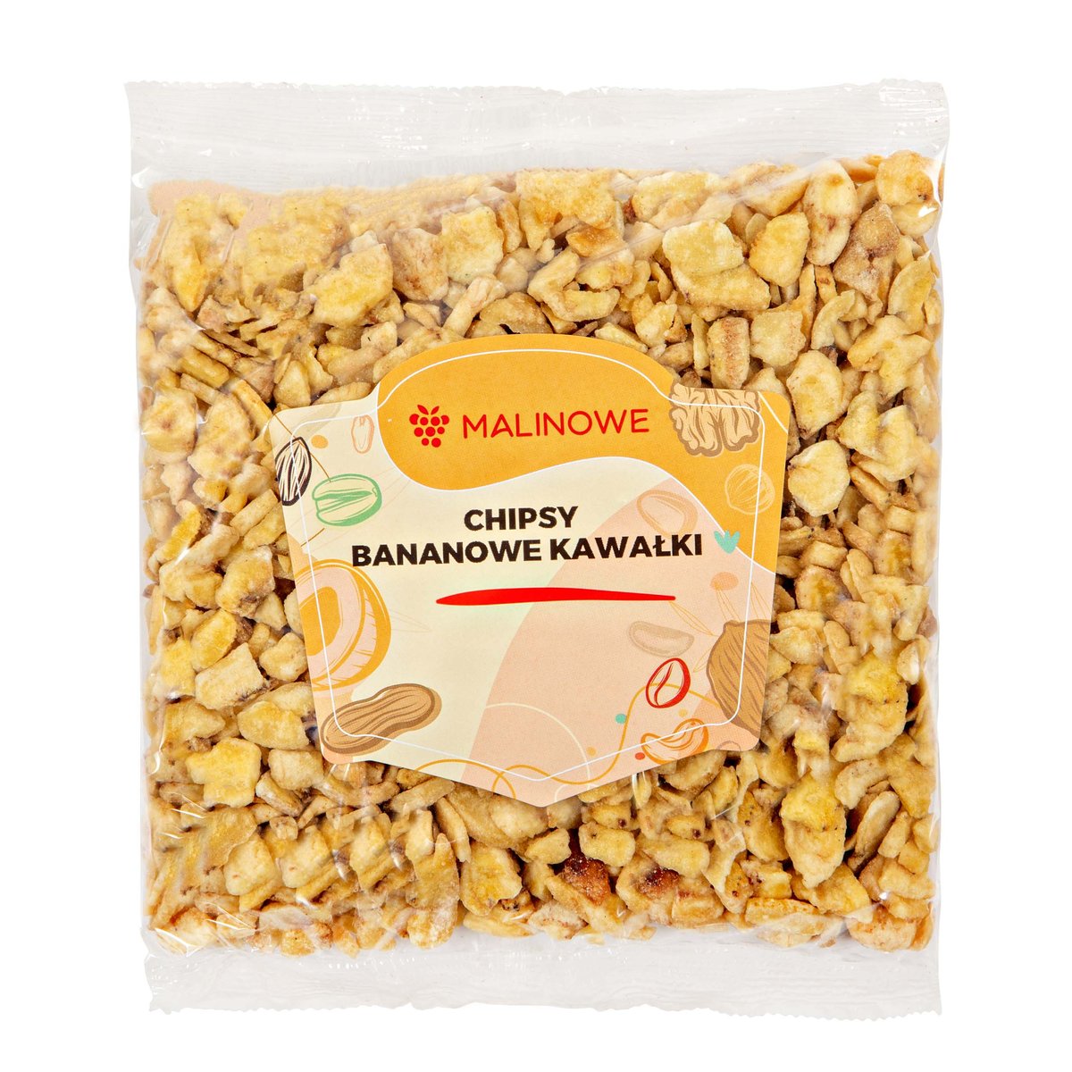 Chipsy bananowe kawałki 1kg