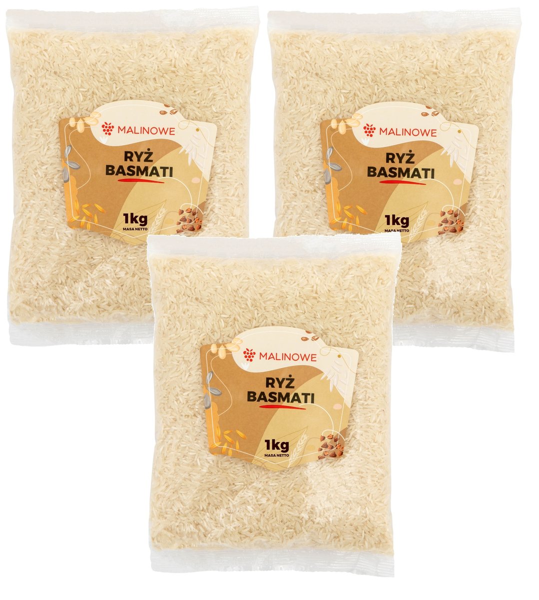 Zestaw Ryż basmati 3x1kg