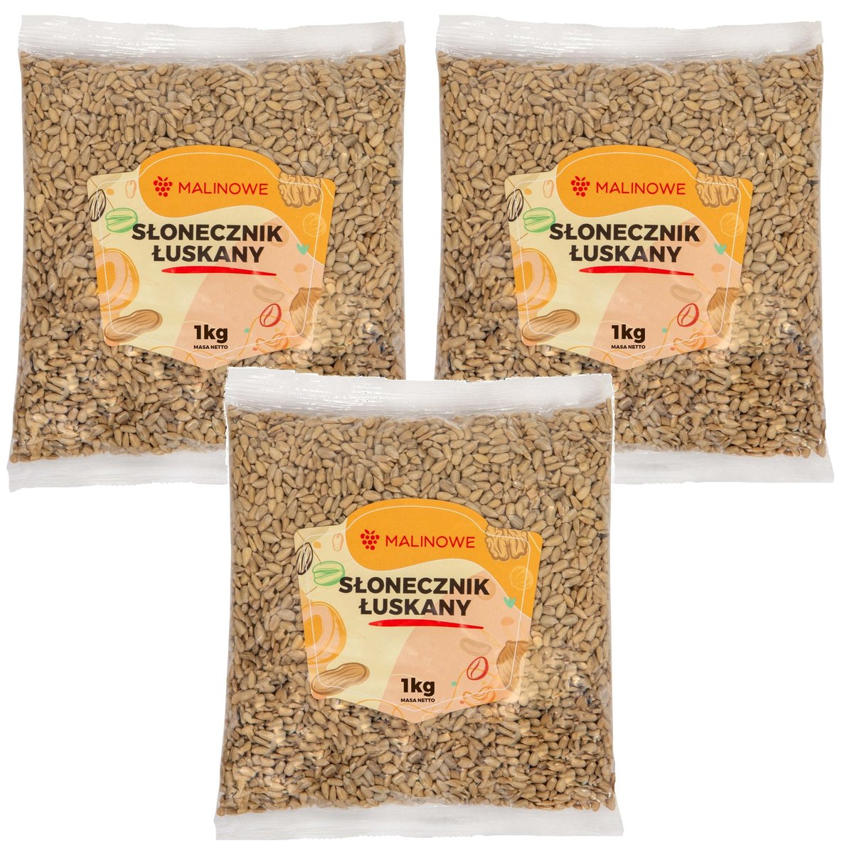 Zestaw słonecznik 3x1kg