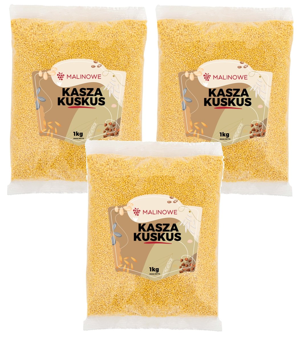 Zestaw kasza kuskus 3x1kg