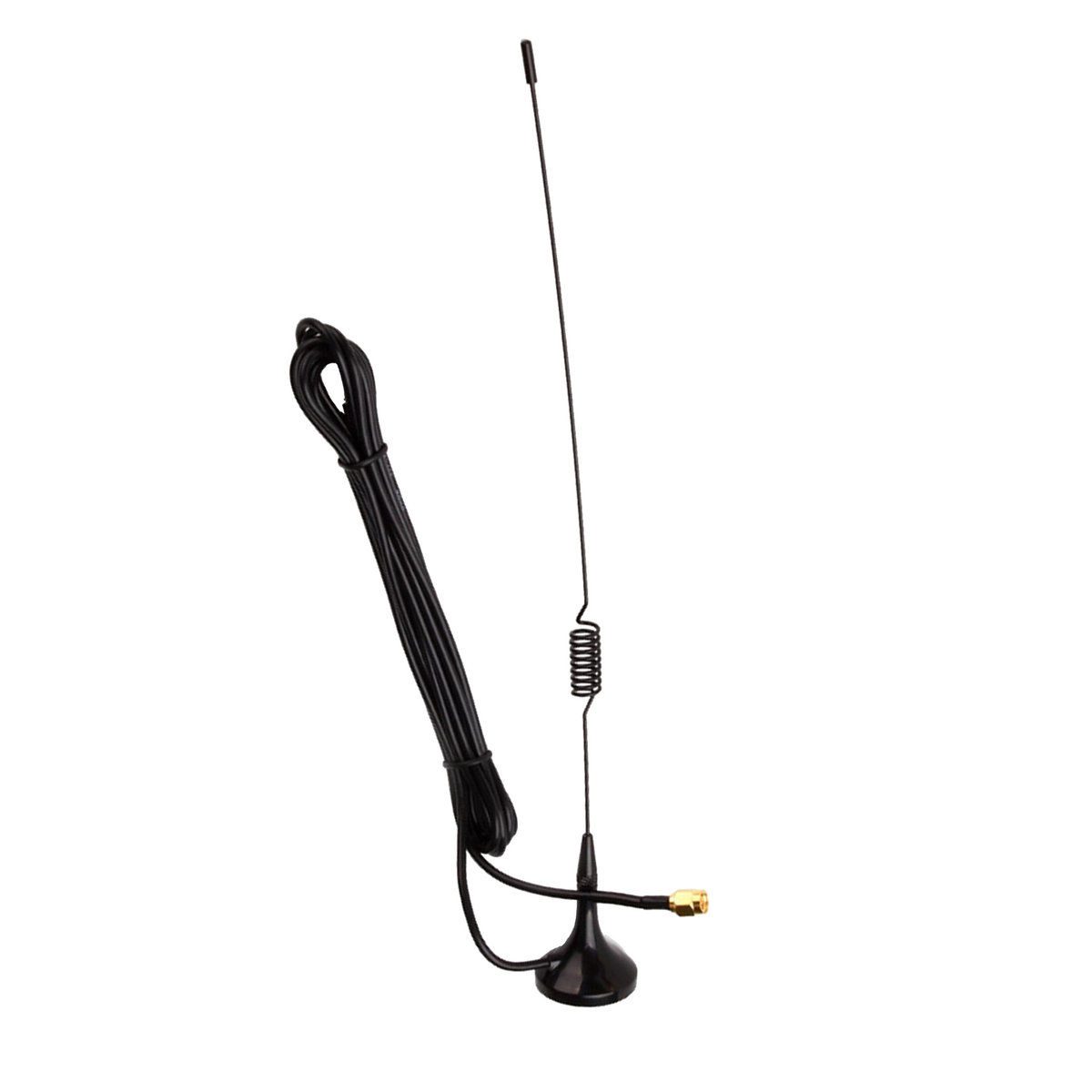 AnySecu UT-102 SMA-M 30cm dwupasmowa mini antena samochodowa