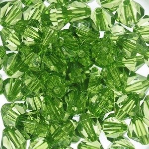 Korale okrągłe szlifowane 11 mm ( 6szt ) Jasny Zielone