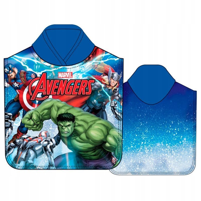 AVENGERS ponczo poncho ręcznik z kapturem 50X100
