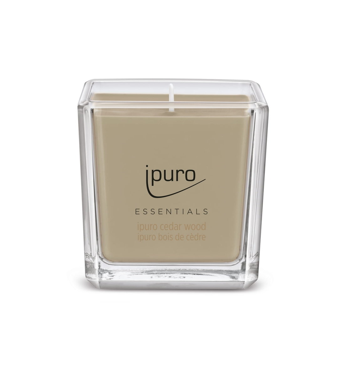 Świeca zapachowa ipuro ESSENTIALS Cedar Wood 125 g