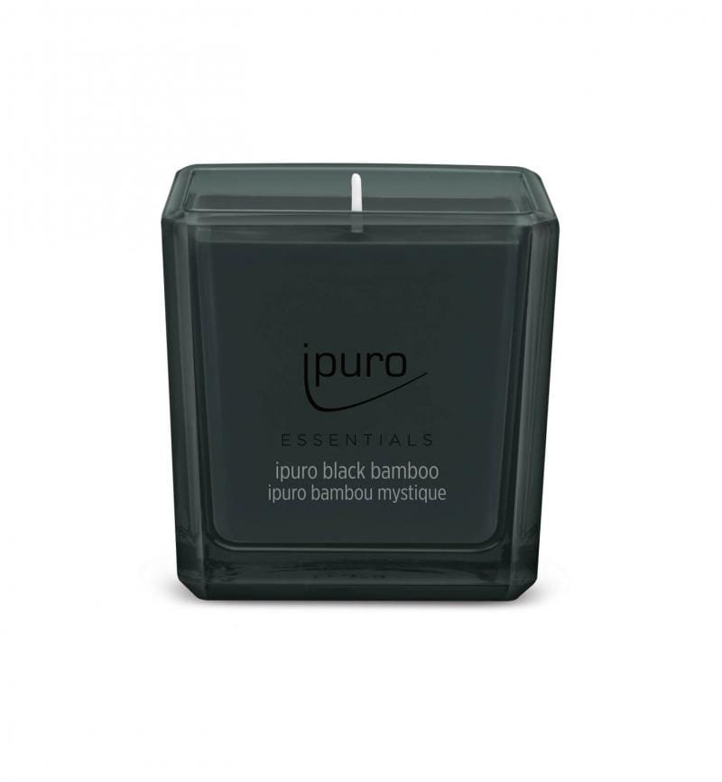 Świeca zapachowa ipuro ESSENTIALS, Black Bamboo, 125g