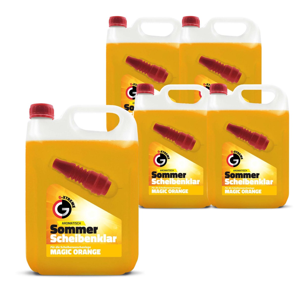 NIEMIECKI LETNI PŁYN DO SPRYSKIWACZY ORANGE 20 L (4x 5L)