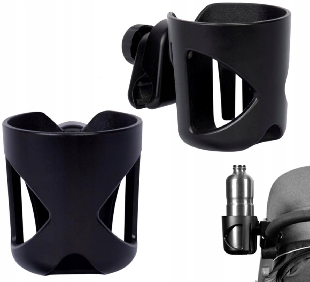 Uchwyt na Bidon do Wózka Na Butelkę Kubek Koszyk