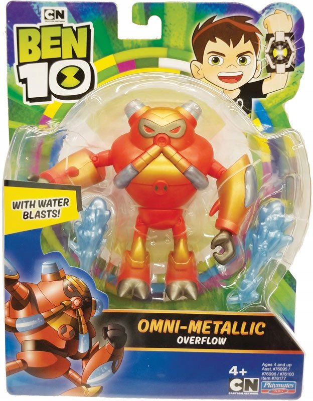 BEN 10 FIGURKA AKCJI OVERFLOW OMNI-METALLIC