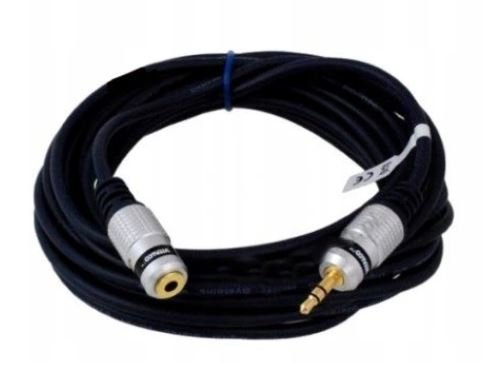Kabel Wtyk 3,5 /gn 3,5 Stereo Czarny 1m Vitalco