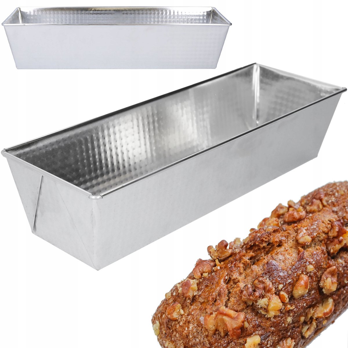 Blacha do pieczenia keksówka ciast chleba 35x12x8