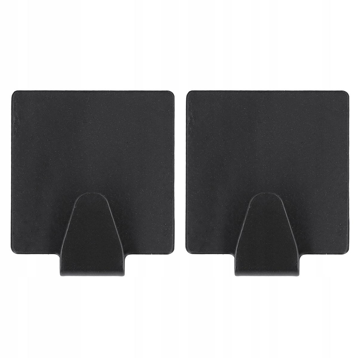 Haczyki samoprzylepne do łazienki kuchni czarne x2