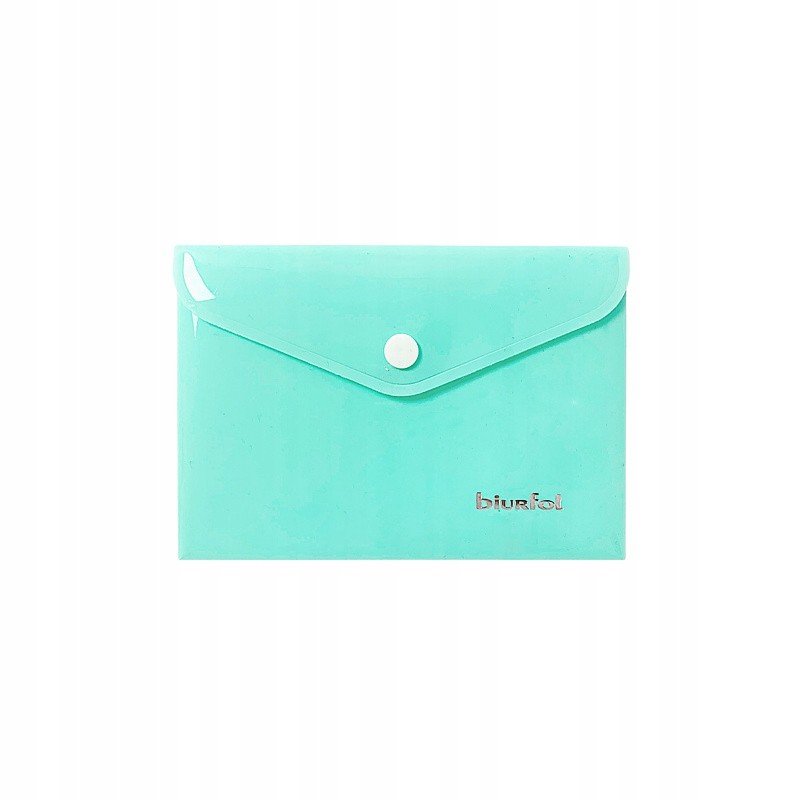Teczka kopertowa A6/PP pastel zielona Biurfol